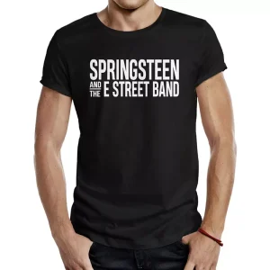 camiseta manga corta unisex springsteen & the e street band negro chico