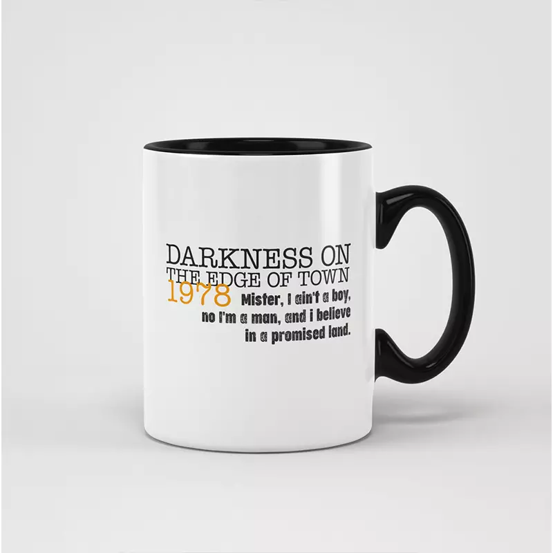taza springsteen darkness on the edge of town letter